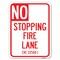 Signmission No Stopping Fire Lane-Refer to CVC 22500.1 Alum Rust Proof Parking Sign, 18" x 24", A-1824-23576 A-1824-23576 - alternate 1